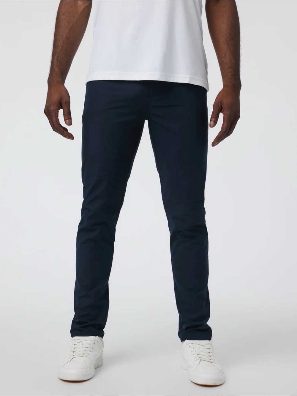 Vuori Meta Trousers - Men's Slim Stretch Jeans - Navy